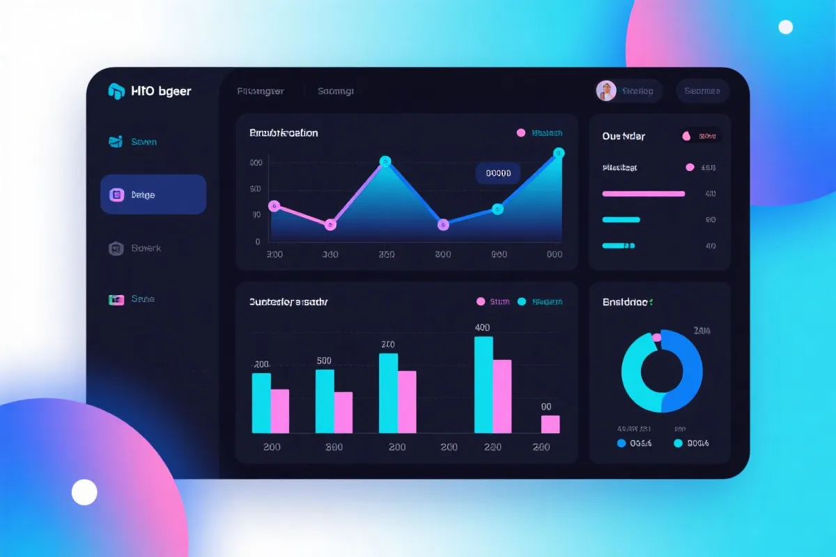 数据看板示意图